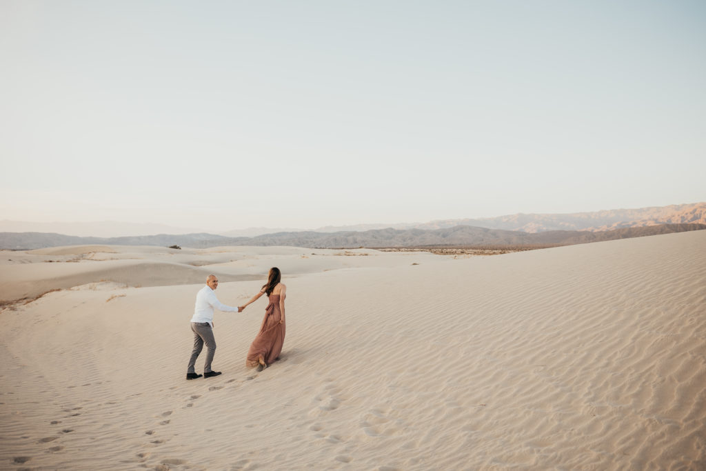 California Couple Sand Dunes Photos