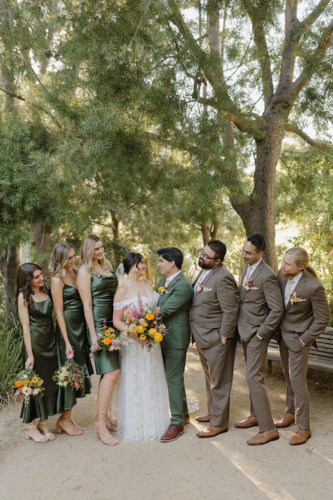 Wedding party before the ceremony 