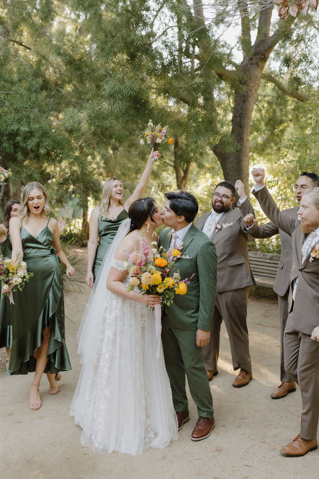 Wedding at the San Diego zoo safari park 