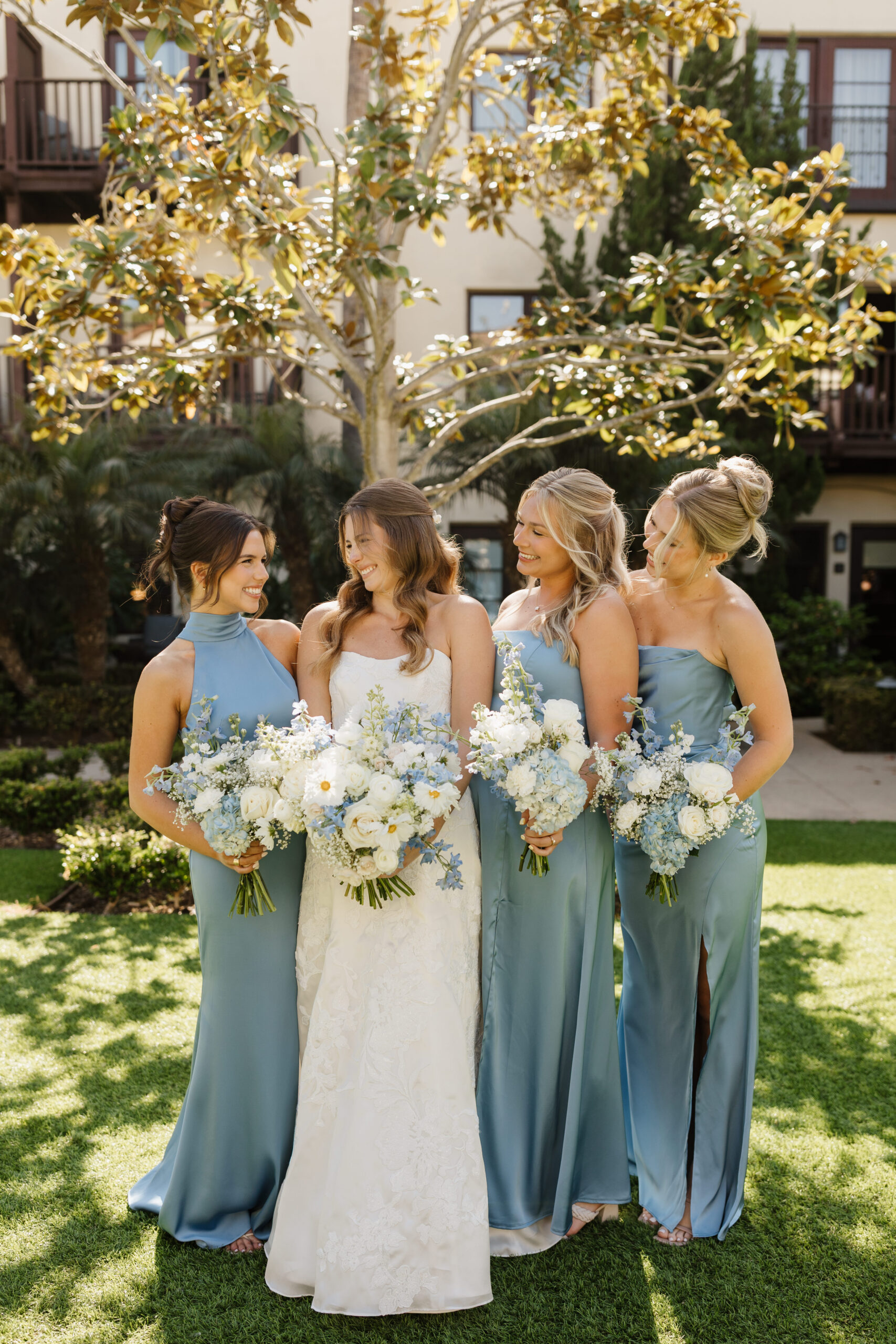 Wedding Party in blue